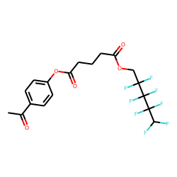 Glutaric acid, 2,2,3,3,4,4,5,5-octafluoropentyl 4-acetylphenyl ester