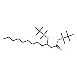 Dodecanoic acid, 3-hydroxy, TBDMS