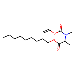DL-Alanine, N-methyl-N-(vinyloxycarbonyl)-, nonyl ester