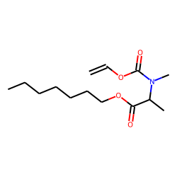 DL-Alanine, N-methyl-N-(vinyloxycarbonyl)-, heptyl ester