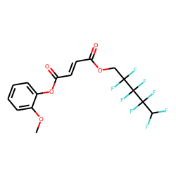 Fumaric acid, 2-methoxyphenyl 2,2,3,3,4,4,5,5-octafluoropentyl ester