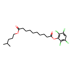 Sebacic acid, isohexyl 2,3,5,6-tetrachlorophenyl ester