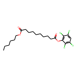 Sebacic acid, hexyl 2,3,5,6-tetrachlorophenyl ester