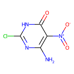 4(3H)-pyrimidinone, 6-amino-2-chloro-5-nitro-