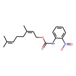 O-nitro carbanilic acid, nerol ester