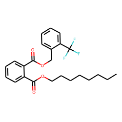 Phthalic acid, octyl 2-trifluoromethylbenzyl ester