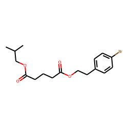 Glutaric acid, 2-(4-bromophenyl)ethyl isobutyl ester
