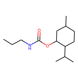 Carbonic acid, monoamide, N-propyl-, menthyl ester