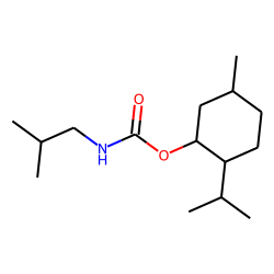 Carbonic acid, monoamide, N-isobutyl-, menthyl ester
