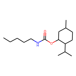 Carbonic acid, monoamide, N-pentyl-, menthyl ester