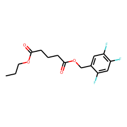 Glutaric acid, 2,4,5-trifluorobenzyl propyl ester
