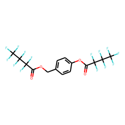 4-Hydroxybenzyl alcohol, bis(heptafluorobutyrate)