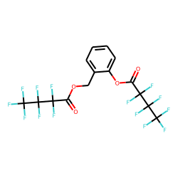 2-Hydroxybenzyl alcohol, bis(heptafluorobutyrate)