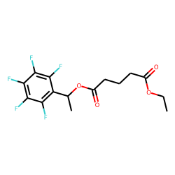 Glutaric acid, ethyl 1-(pentafluorophenyl)ethyl ester