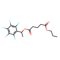 Glutaric acid, 1-(pentafluorophenyl)ethyl propyl ester