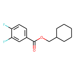 3,4-Difluorobenzoic acid, cyclohexylmethyl ester