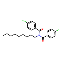 4-Chlorobenzamide, N-(4-chlorobenzoyl)-N-nonyl-