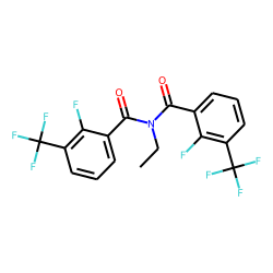 Benzamide, 3-trifluoromethyl-2-fluoro-N-(3-trifluoromethyl-2-fluorobenzoyl)-N-ethyl-