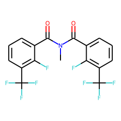 Benzamide, 3-trifluoromethyl-2-fluoro-N-(3-trifluoromethyl-2-fluorobenzoyl)-N-methyl-