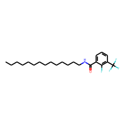 Benzamide, 3-trifluoromethyl-2-fluoro-N-tetradecyl-
