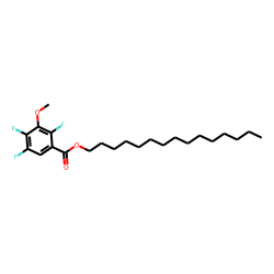 3-Methoxy-2,4,5-trifluorobenzoic acid, pentadecyl ester