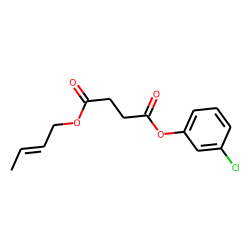 Succinic acid, 3-chlorophenyl but-2-en-1-yl ester