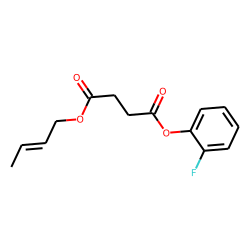 Succinic acid, 2-fluorophenyl but-2-en-1-yl ester