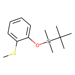 2-(Methylthio)phenol, tert-butyldimethylsilyl ether