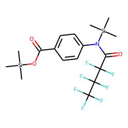 4-Aminobenzoic acid, N-heptafluorobutyryl-, N,O-bis(trimethylsilyl)-