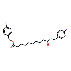 Sebacic acid, di(4-iodobenzyl) ester