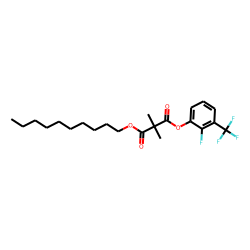 Dimethylmalonic acid, decyl 2-fluoro-3-trifluoromethylphenyl ester