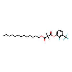 Dimethylmalonic acid, 2-fluoro-3-trifluoromethylphenyl tridecyl ester