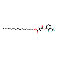 Dimethylmalonic acid, 2-fluoro-3-trifluoromethylphenyl pentadecyl ester