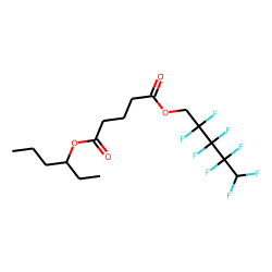 Glutaric acid, 2,2,3,3,4,4,5,5-octafluoropentyl 3-hexyl ester