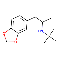 (.+/-.)-3,4-Methylenedioxyamphetamine, N-trimethylsilyl-