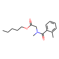 Sarcosine, N-(2-mehtylbenzoyl)-, pentyl ester