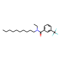 Benzamide, 3-trifluoromethyl-N-ethyl-N-decyl-