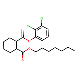 1,2-Cyclohexanedicarboxylic acid, 2,3-dichlorophenyl heptyl ester