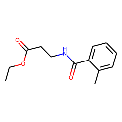 «beta»-Alanine, N-(2-methylbenzoyl)-, ethyl ester