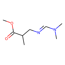 DL-3-Aminoisobutyric acid, N-dimethylaminomethylene-, methyl ester