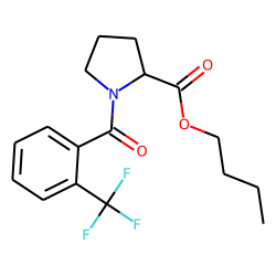 L-Proline, N-(2-trifluoromethylbenzoyl)-, butyl ester