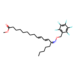 9,11-Octadecadienoic acid, 13-oxo, PFBO, methyl ester, # 2