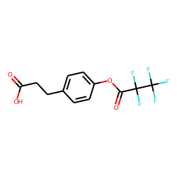 3-(4-Hydroxyphenyl)propionic acid, pentafluoropropionate