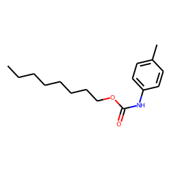 Carbamic acid, 4-methylphenyl, octyl ester