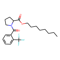 L-Proline, N-(2-trifluoromethylbenzoyl)-, octyl ester