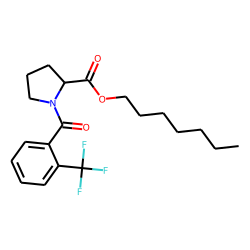 L-Proline, N-(2-trifluoromethylbenzoyl)-, heptyl ester
