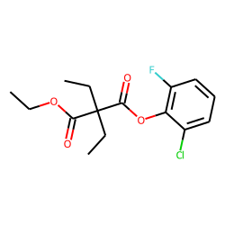 Diethylmalonic acid, 2-chloro-6-fluorophenyl ethyl ester