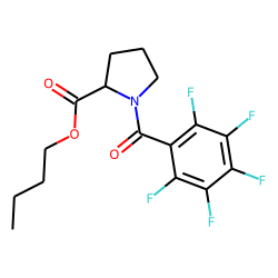 L-Proline, N-(pentafluorobenzoyl)-, butyl ester