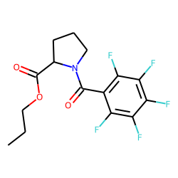 L-Proline, N-(pentafluorobenzoyl)-, propyl ester