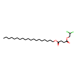Succinic acid, 2,2-dichloroethyl nonadecyl ester